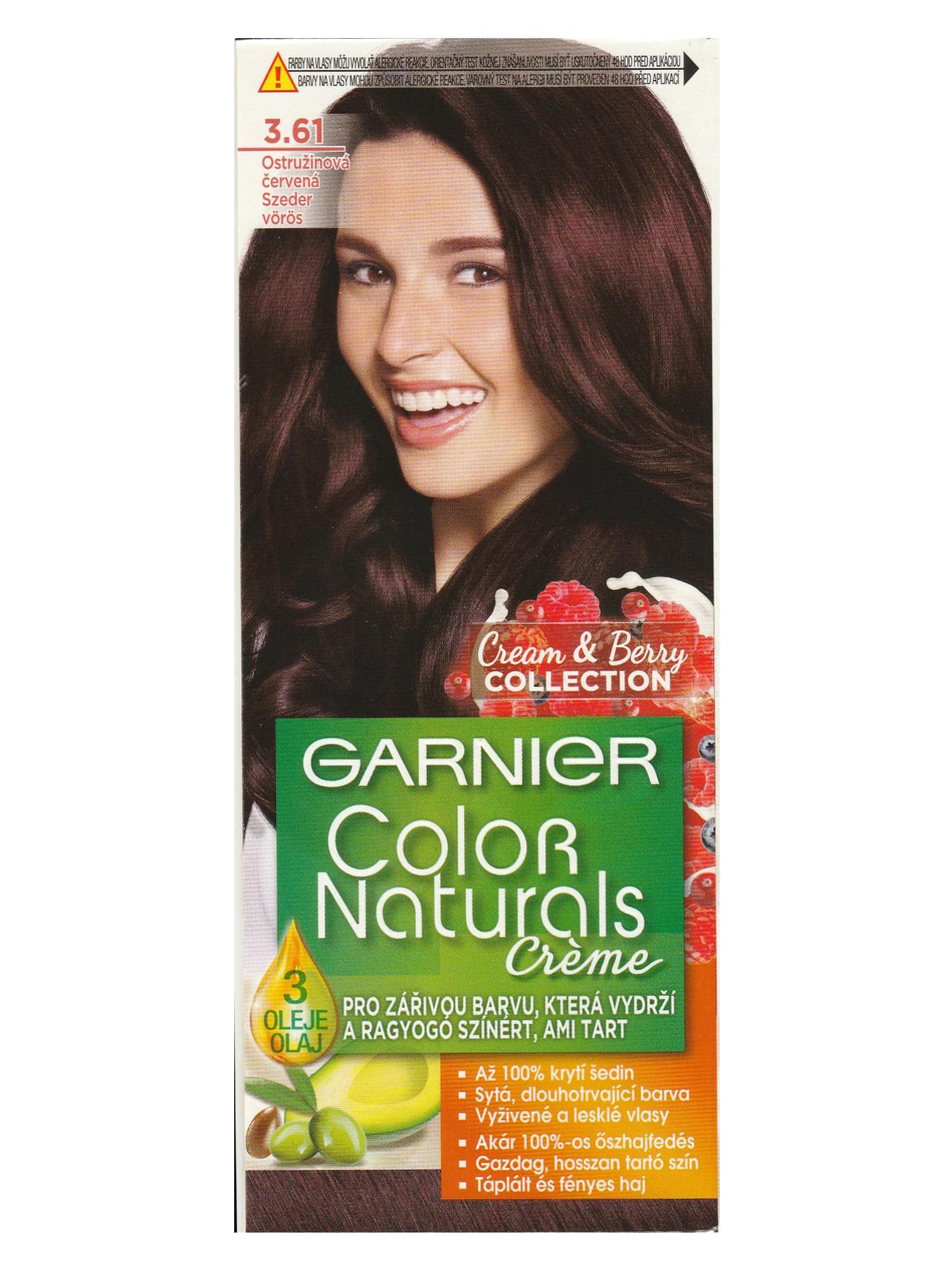 Farba do trwałej koloryzacji Garnier Color Naturals 3.61 soczysta jeżyna
