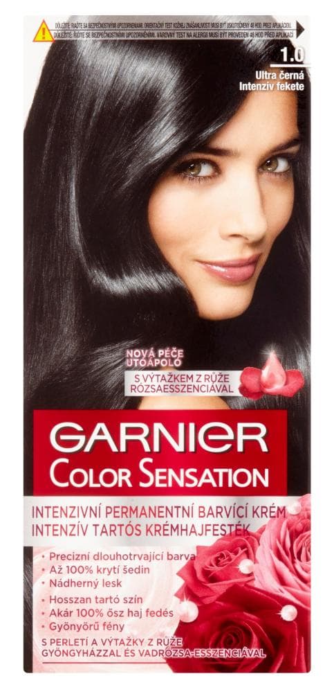 Farba do trwałej koloryzacji Garnier Color Sensation 1.0 ultra czerń