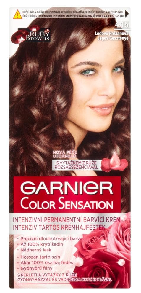 Farba do trwałej koloryzacji Garnier Color Sensation 4.15 mroźny kasztan