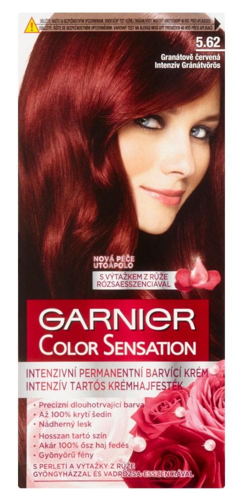 Farba do trwałej koloryzacji Garnier Color Sensation 5.62 intensywny szlachetny granat