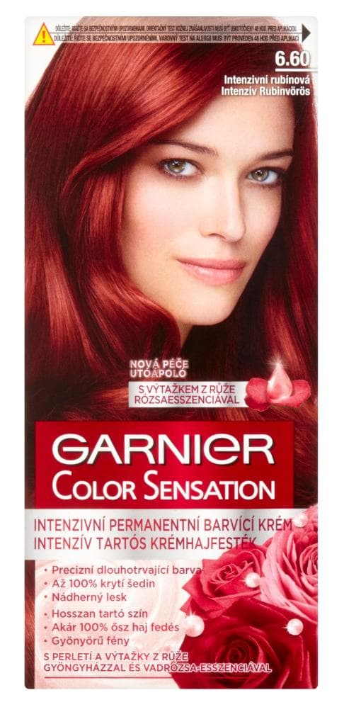 Farba do trwałej koloryzacji Garnier Color Sensation 6.60 intensywny rubin