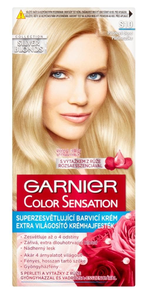 Farba do trwałej koloryzacji Garnier Color Sensation S10 platynowy blond