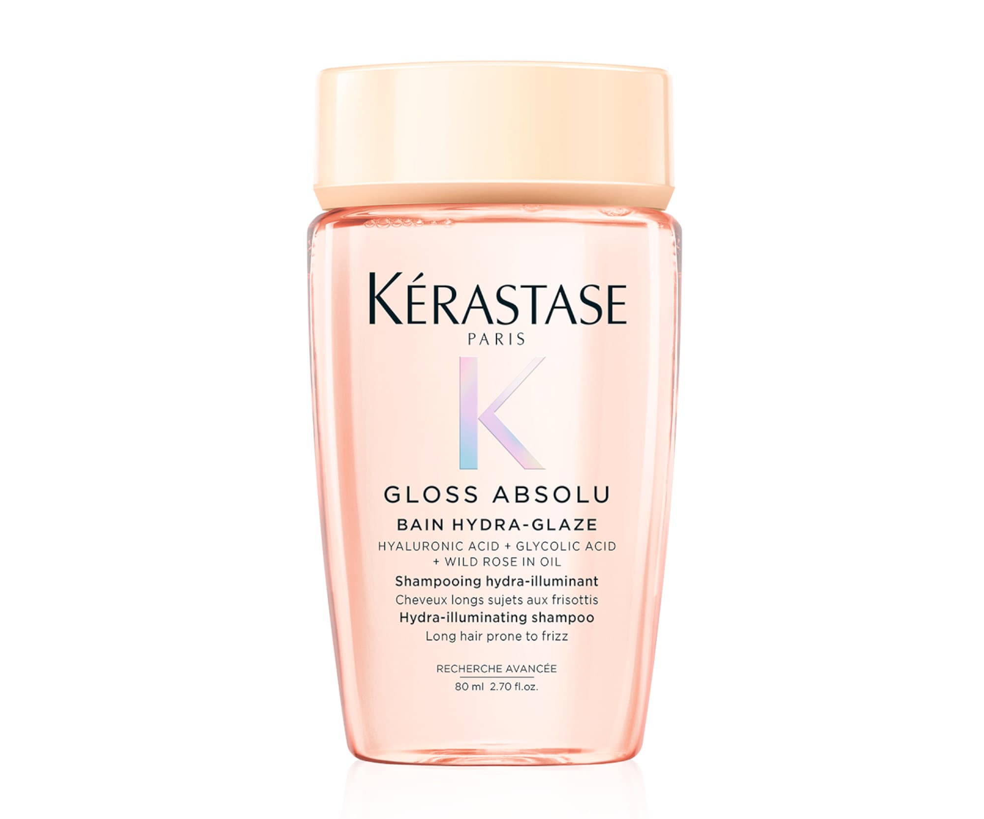 Szampon nawilżający i rozświetlający do włosów z tendencją do puszenia się Kérastase Gloss Absolu Bain Hydra-Glaze -