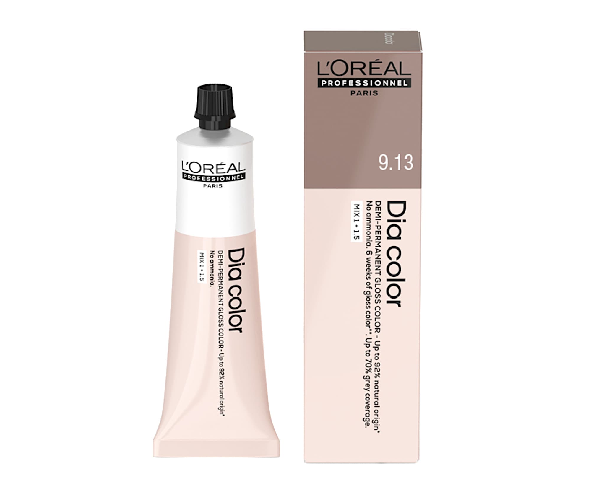 Farba do włosów Loréal Professionnel Dia color - 9.13 bardzo jasny blond popielato-złocisty