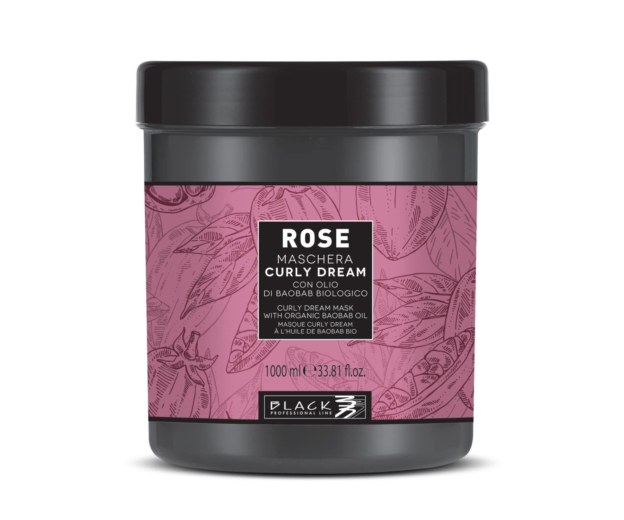 Maska do włosów falowanych i kręconych Black Rose Curly Dream Mask -
