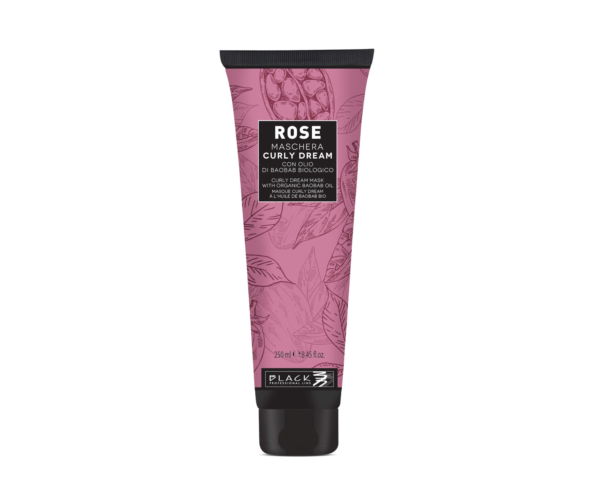 Maska do włosów falowanych i kręconych Black Rose Curly Dream Mask -