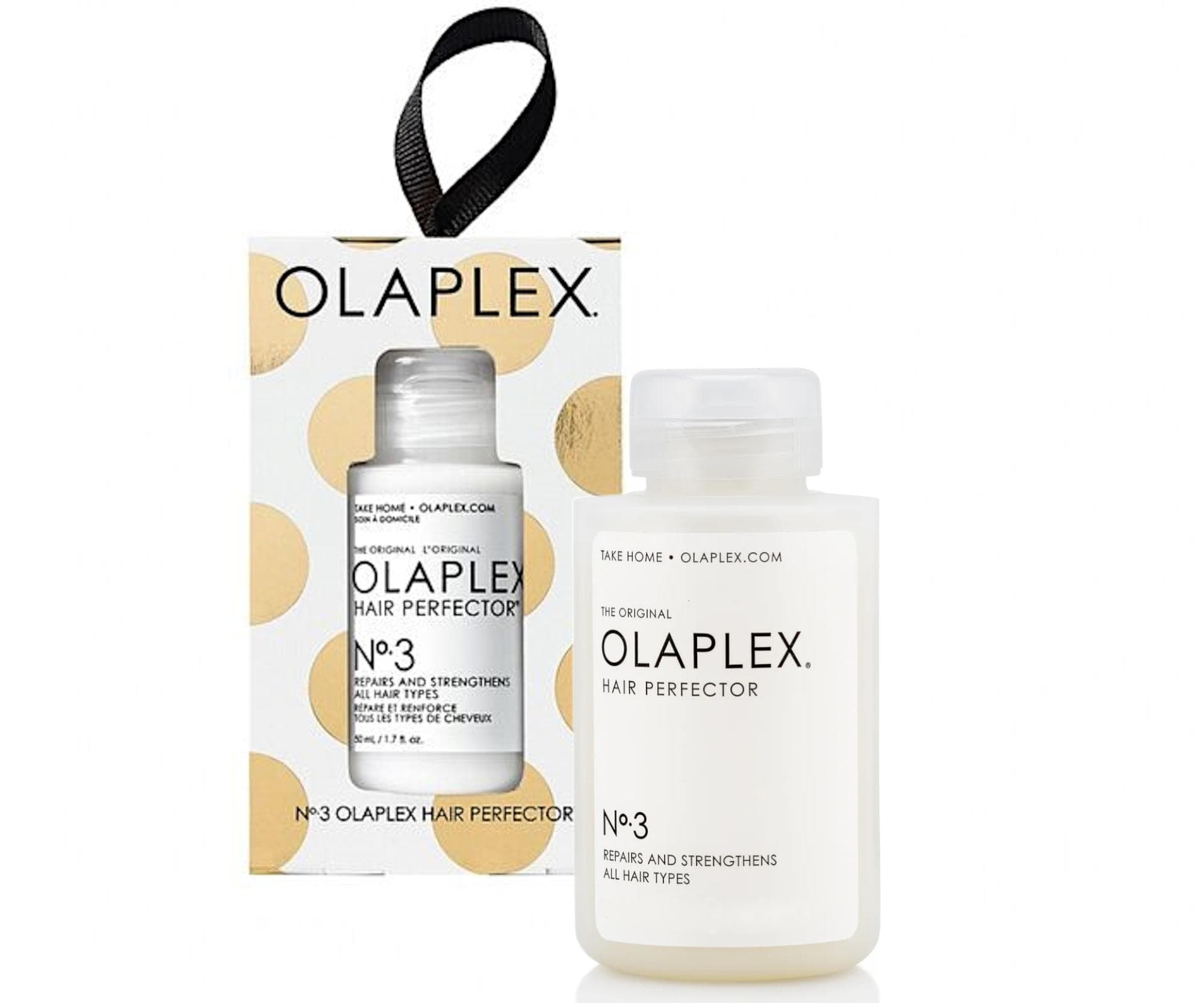 Intensywna kuracja regenerująca w opakowaniu upominkowym Olaplex No.3 Hair Perfector Holiday -