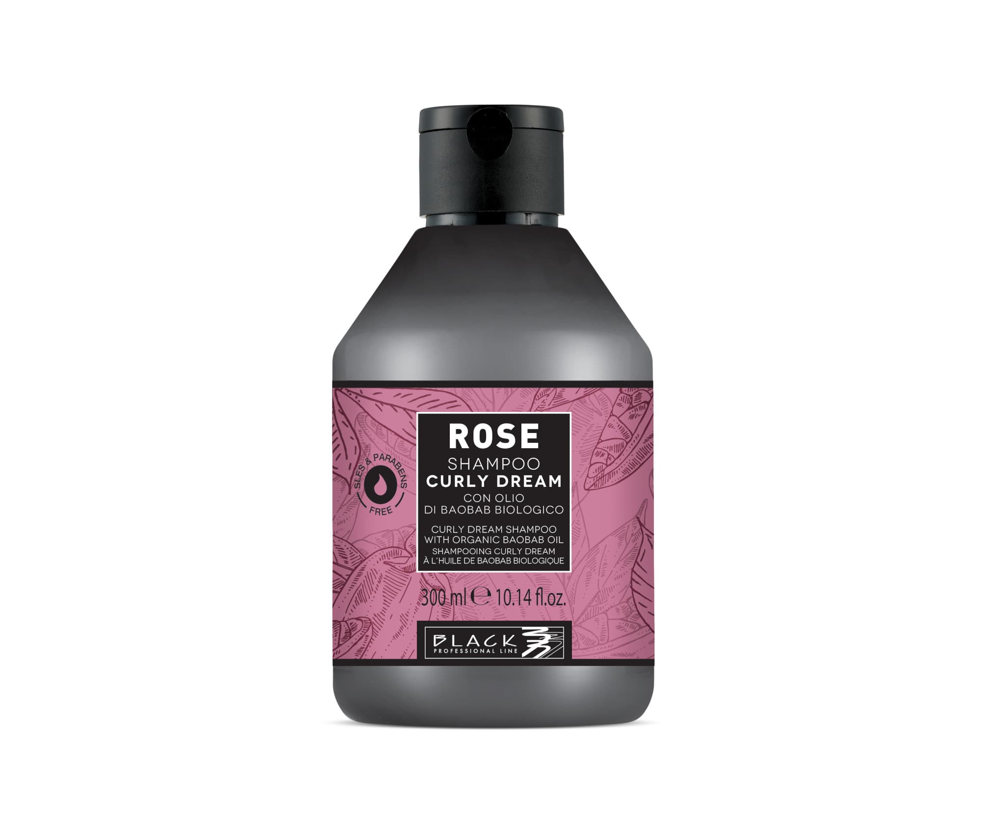 Szampon do włosów falowanych i kręconych Black Rose Curly Dream Shampoo -