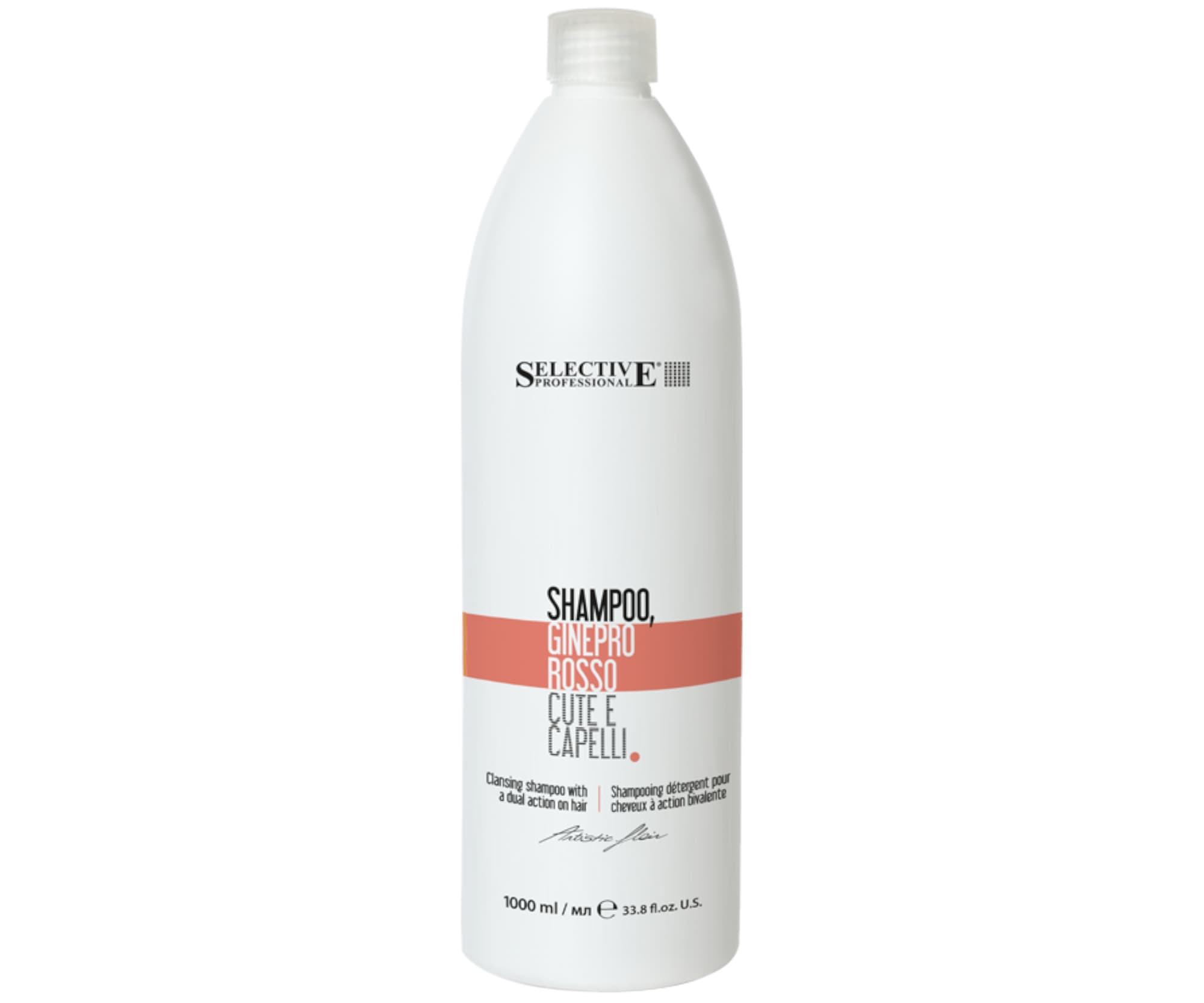 Szampon do włosów przetłuszczających się z jałowcem Selective Professional Artistic Flair Shampoo Ginepro Rosso -