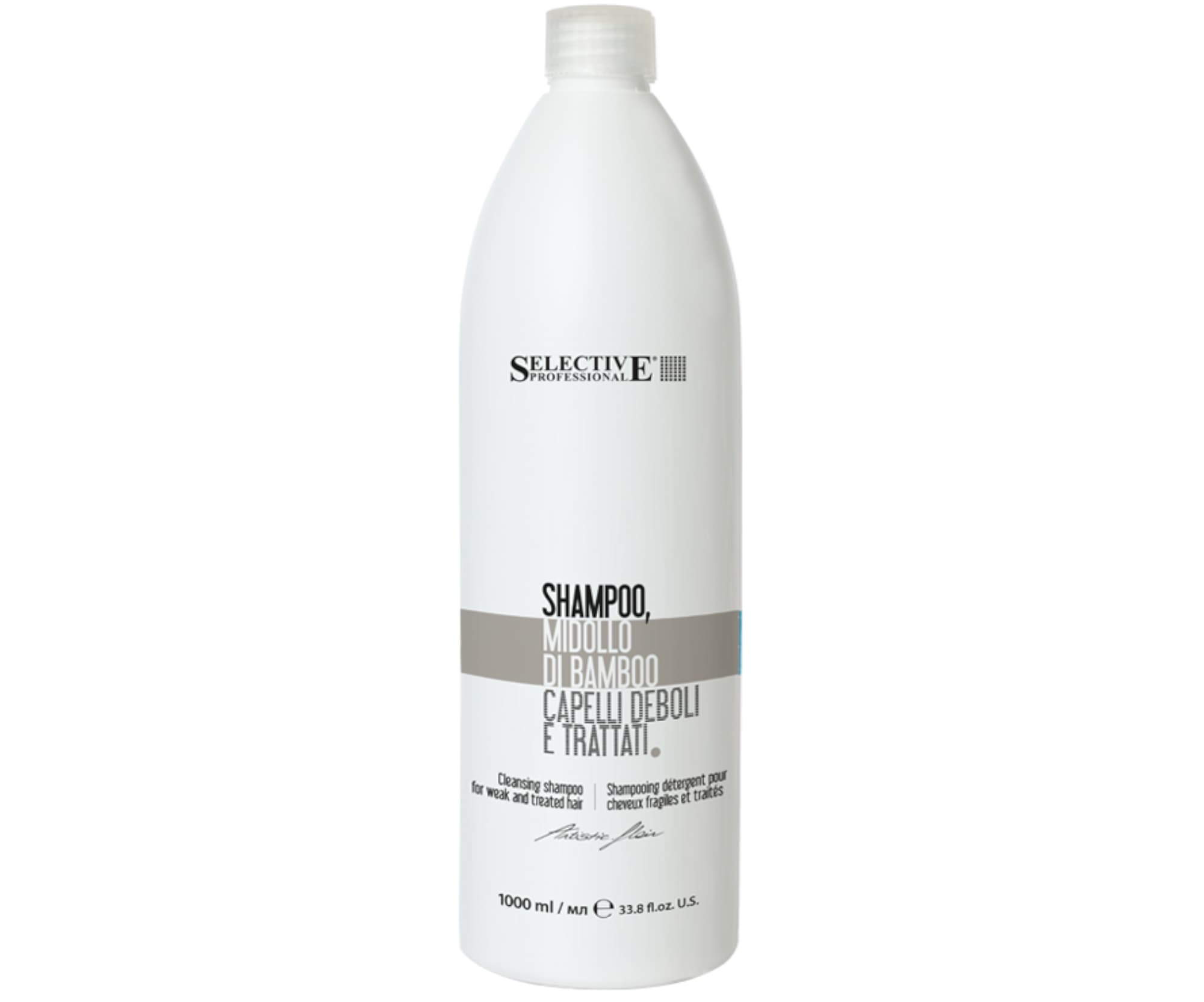 Szampon do włosów suchych i łamliwych Selective Professional Artistic Flair Shampoo Midollo Di Bamboo -