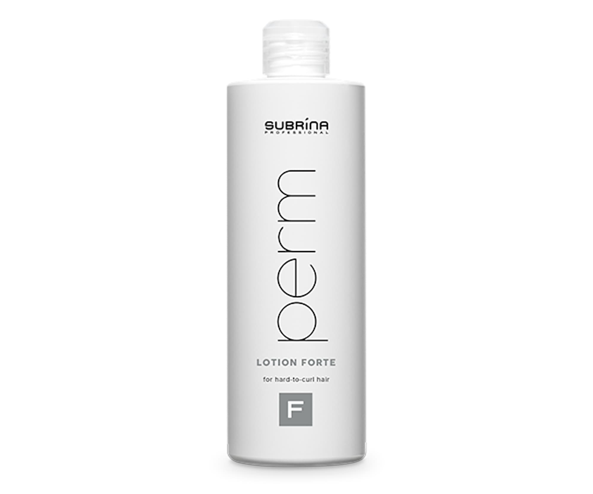 Płyn do trwałej ondulacji dla włosów grubych Subrina Professional Perm F Lotion Forte -