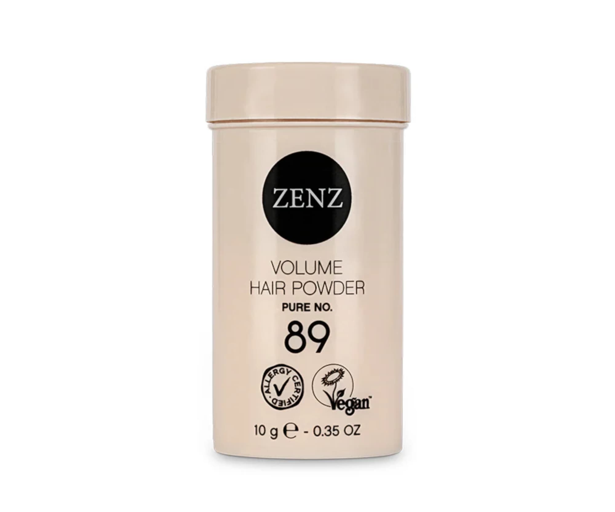 Puder utrwalający nadający włosom objętość Zenz Volume Hair Powder Pure No. 89 -
