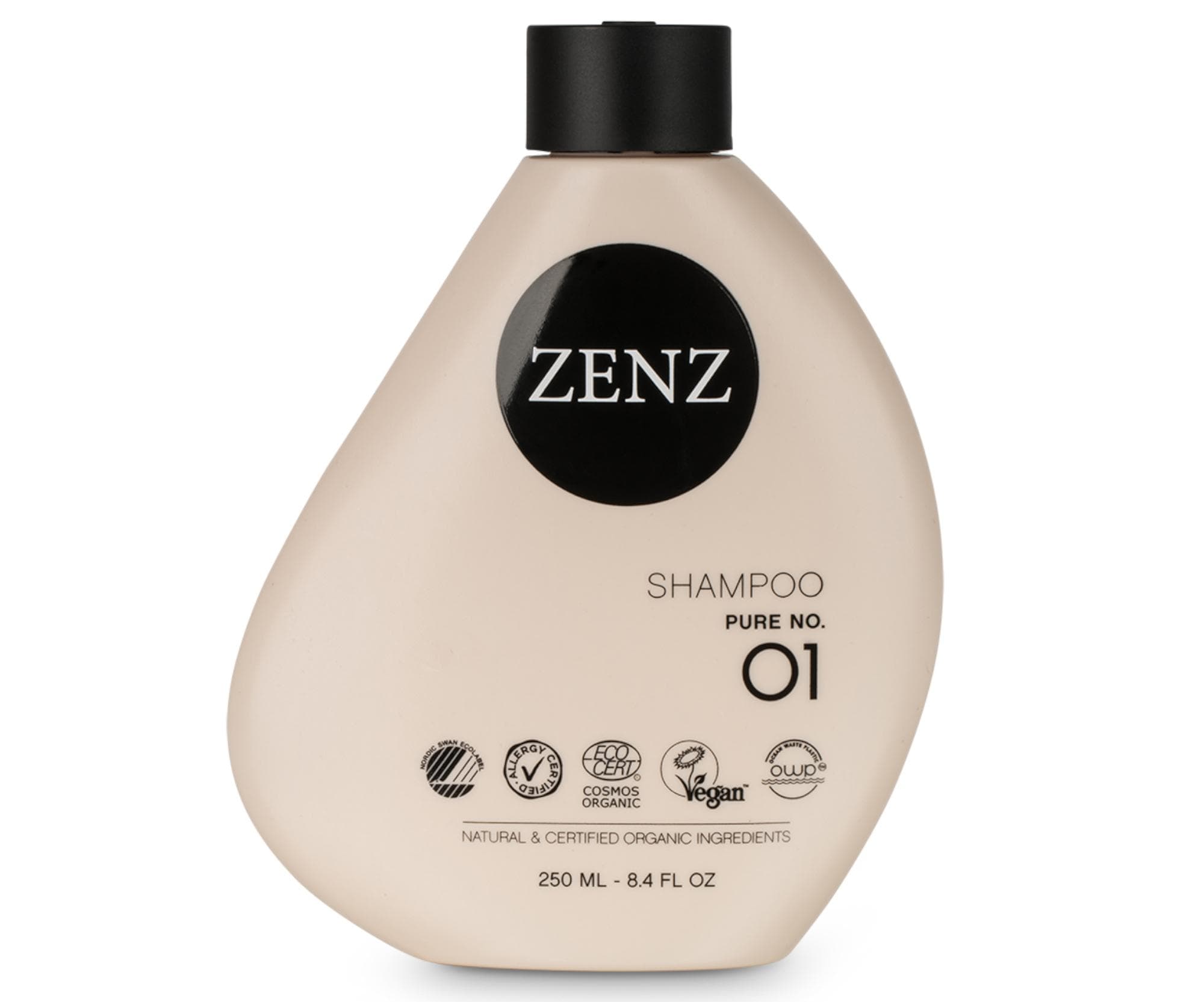 Delikatny szampon do wszystkich rodzajów włosów Zenz Shampoo Pure No. 01
