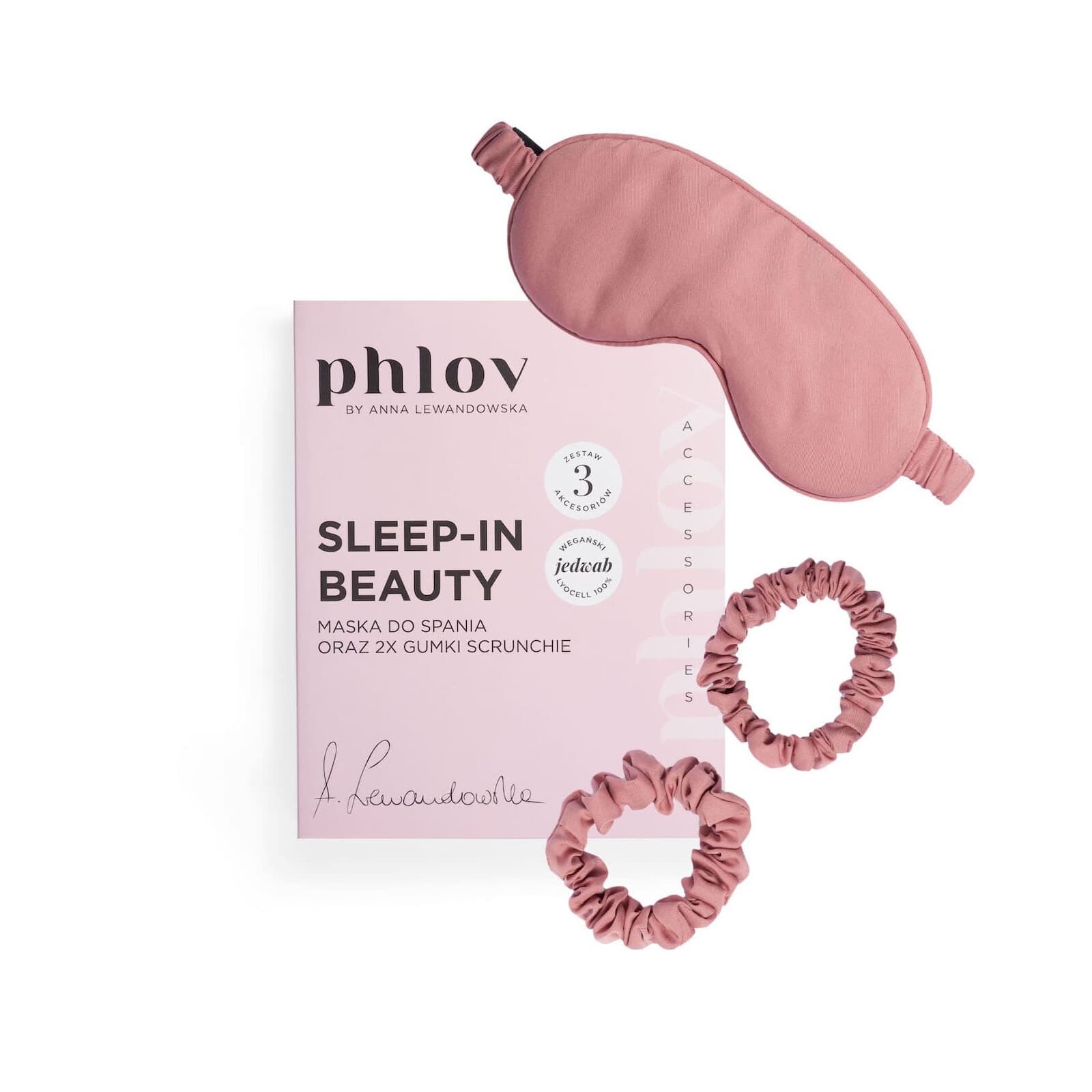 ZESTAW GUMEK Z MASKĄ NA OCZY Sleep-in Beauty