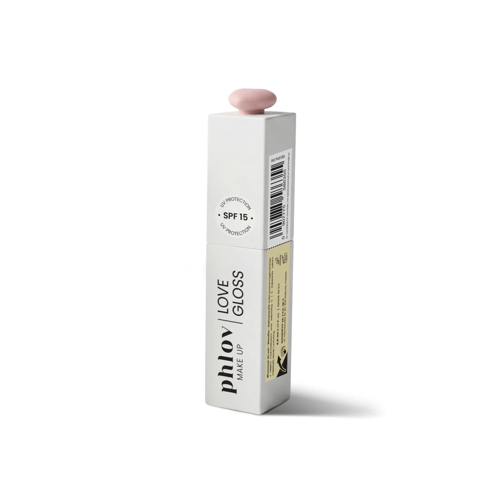 Błyszczyk do ust - wanilia - ochrona UV MAKE UP LOVE LIPGLOSS UV PROTECTION