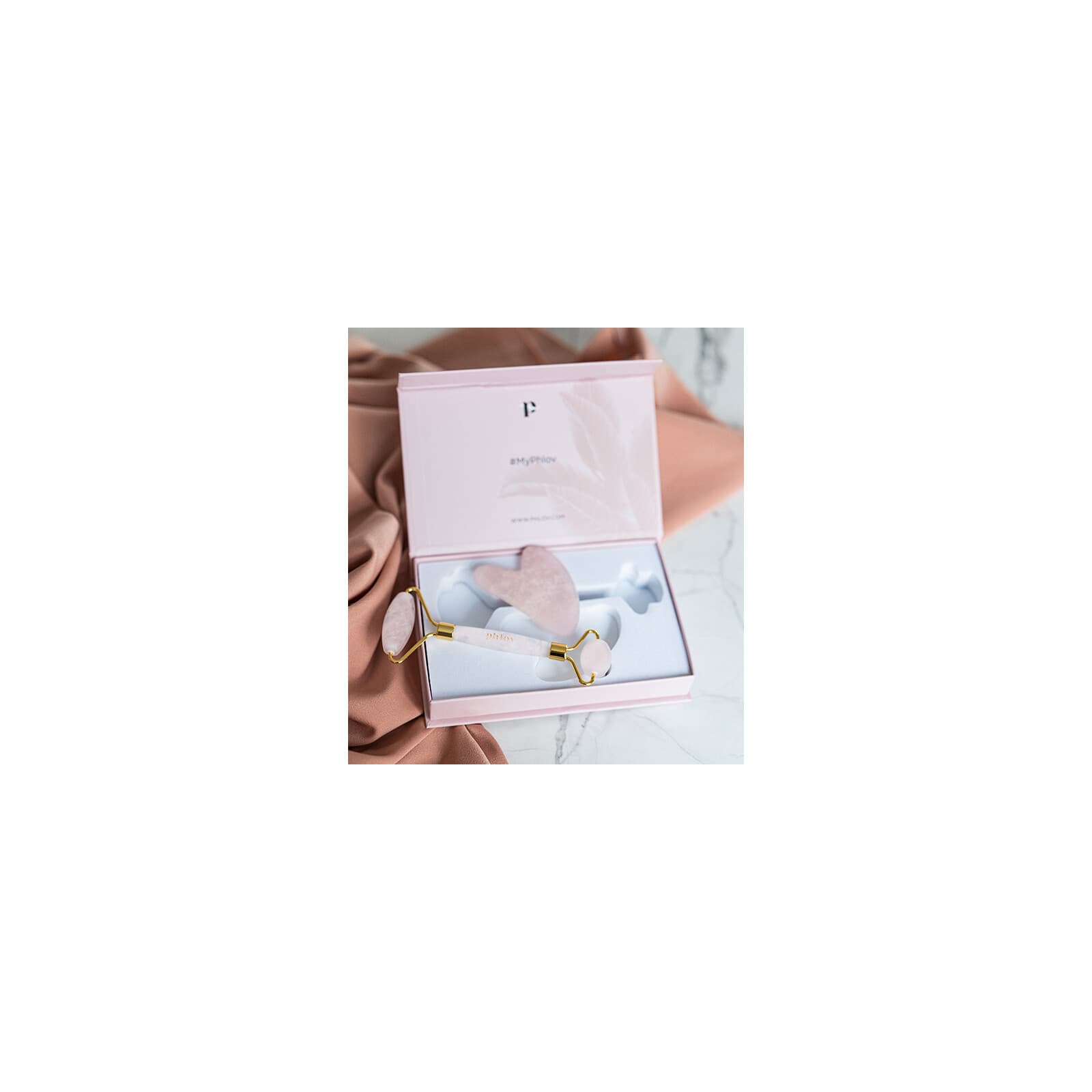 ZESTAW ROLLER + GUA SHA FACE IT TOGETHER