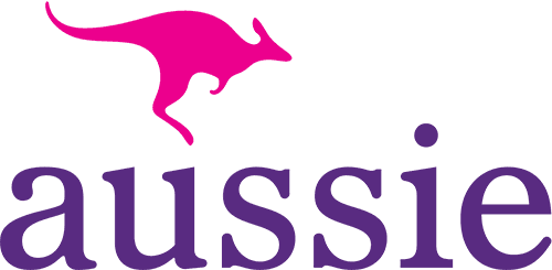 Logo marki Aussie