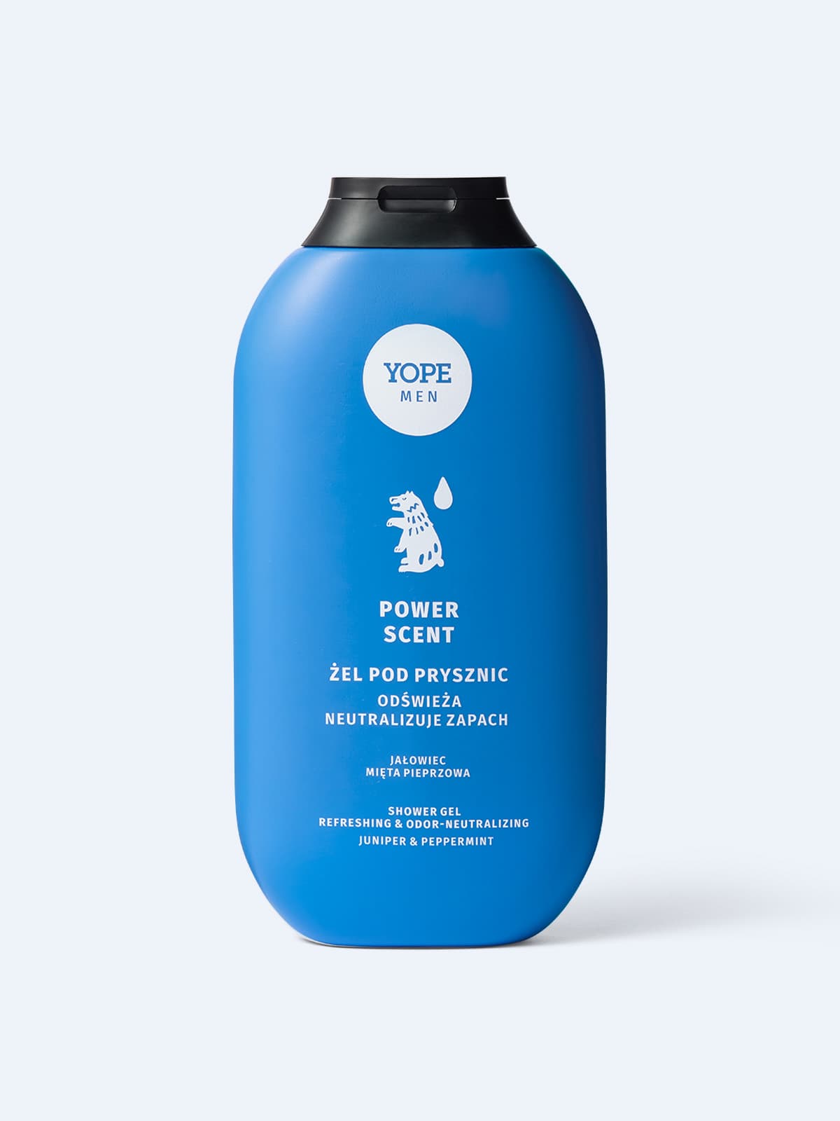 Żel pod prysznic energetyzujący Power scent jałowiec i mięta pieprzowa