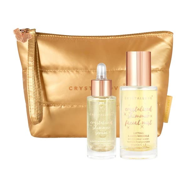 Zestaw Crystallove, serum, + mgiełka z kryształem górskim, + kosmetyczka