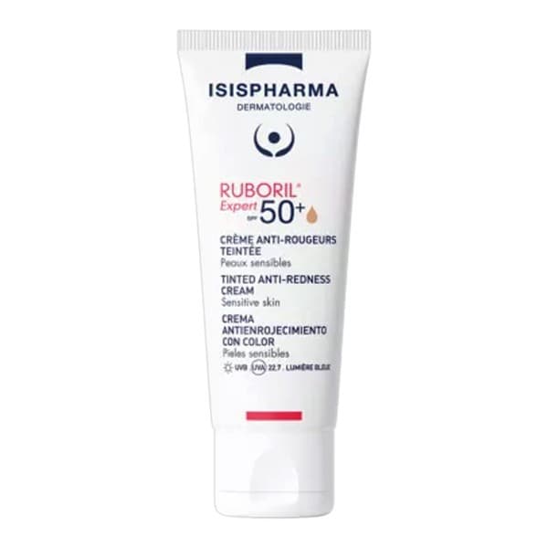 RUBORIL EXPERT SPF 50+, krem ochronny do skóry naczynkowej, delikatnie koloryzujący