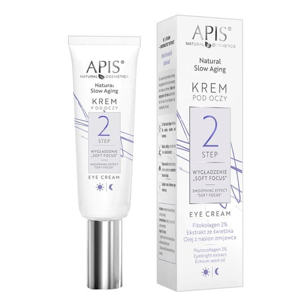 Apis Natural Slow Aging Krem pod oczy STEP 2 - wygładzenie "Soft Focus"