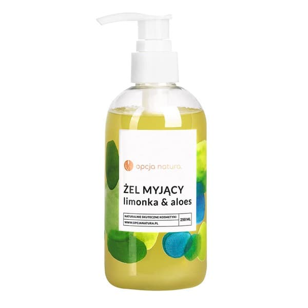 Żel do mycia ciała i twarzy Limonka & Aloes 100% naturalny Opcja Natura