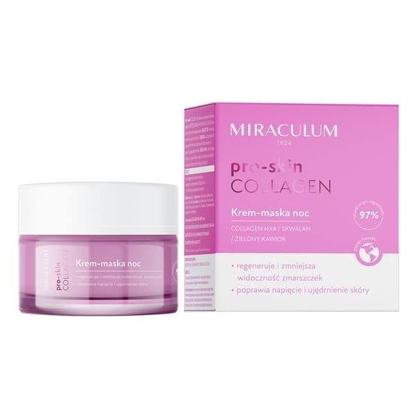 Miraculum Pro-Skin Collagen, krem - maska na noc