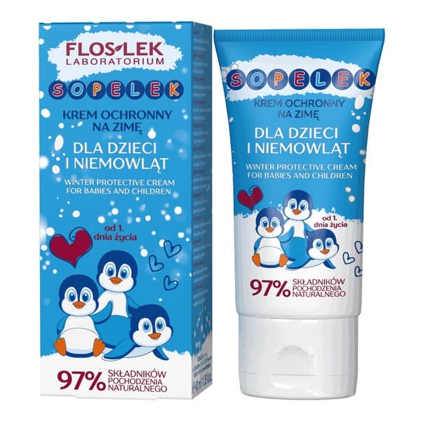 Flos-Lek, Winter Care Sopelek, krem ochronny na zimę dla dzieci i niemowląt
