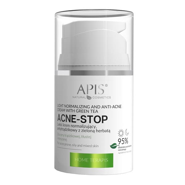 Lekki krem normalizujący antytrądzikowy Acne-Stop Home TerApis Apis
