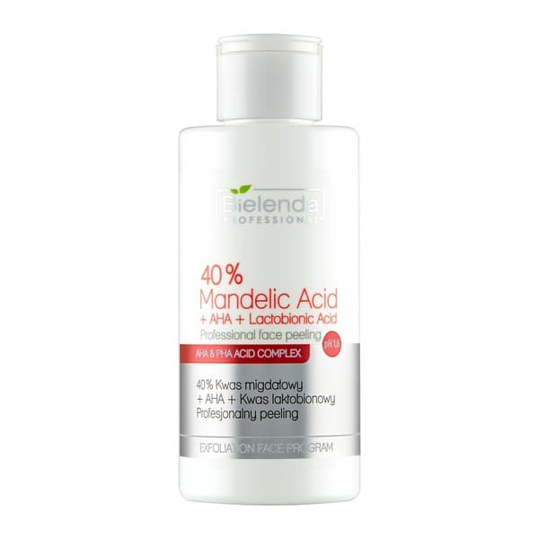 Bielenda Professional, peeling kwasowy do twarzy, 40% kwas migdałowy+ AHA+ kwas laktobionowy