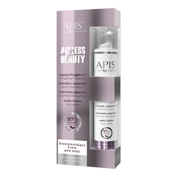 Apis AGELESS BEAUTY WITH PROGELINE Biostymulujący krem pod oczy z progeliną