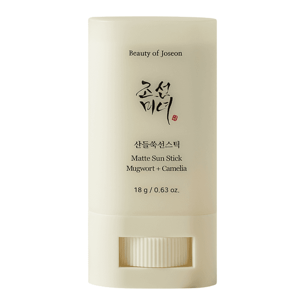 Matte Sun Stick SPF 50+ PA++++, matujący sztyft przeciwsłoneczny z piołunem i zieloną herbatą