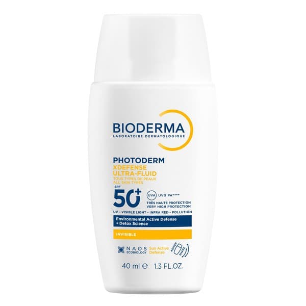 Photoderm XDefense Ultra-Fluid, ochronny ultralekki fluid SPF 50+, bezbarwny