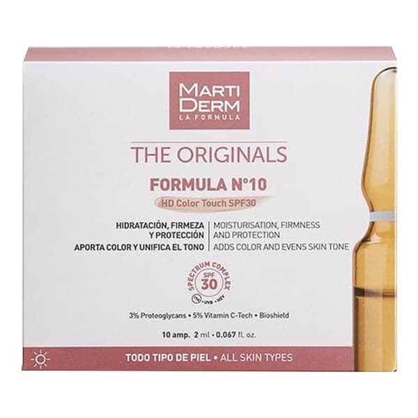 The Originals, Formula Nº10 HD Color Touch SPF30, serum nawilżająco-ujędrniające