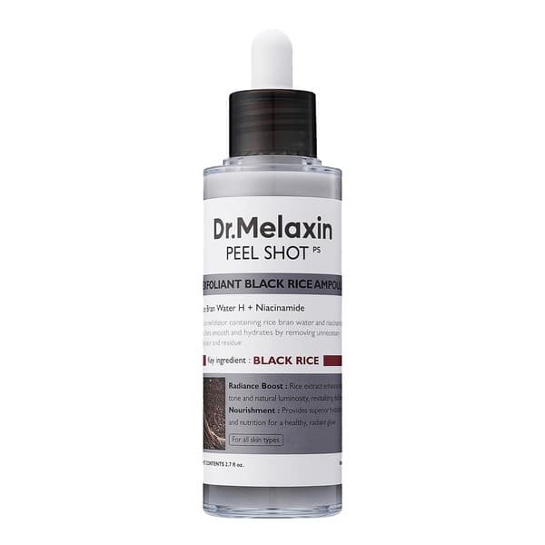 Peel Shot Exfoliating Black Rice Ampoule - Złuszczająca ampułka z wodą z otrębów ryżowych