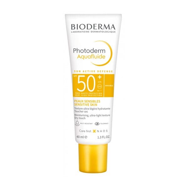 Photoderm Aquafluide SPF50+, ultralekki fluid przeciwsłoneczny, odcień bezbarwny