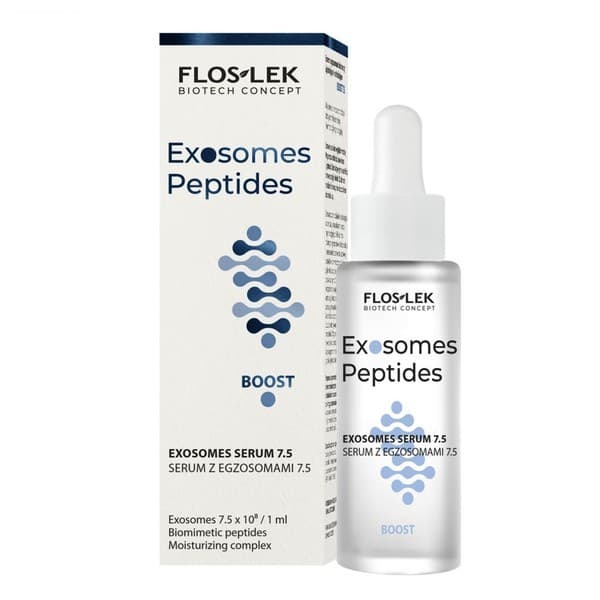 Flos-Lek Exosomes Peptides, serum z egzosomami do twarzy ujędrniające i rewitalizujące