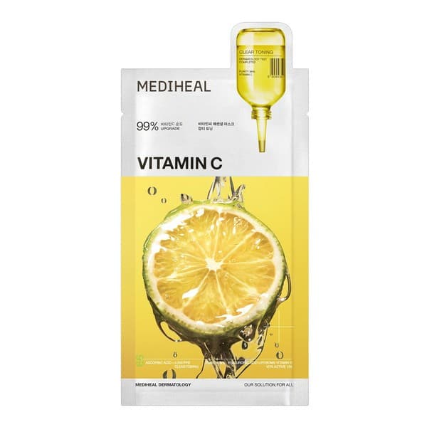 Vitamin C Essential Mask - Maska w płacie rozjaśniająco-nawilżająca z witaminą C
