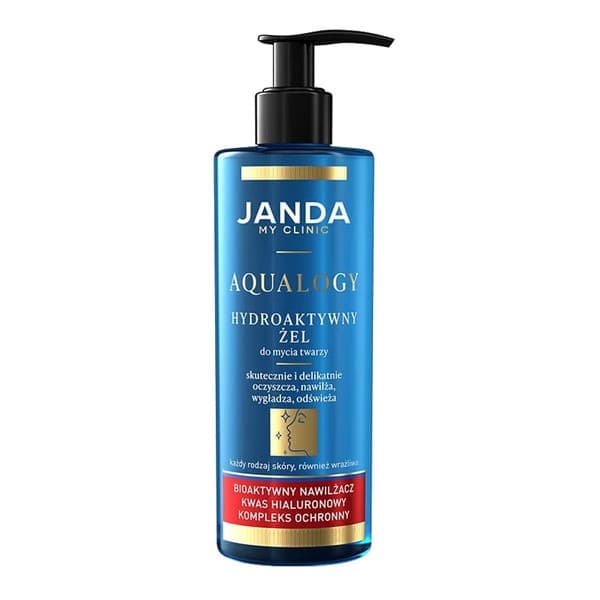 Janda My Clinic Aqualogy, hydroaktywny żel do mycia twarzy