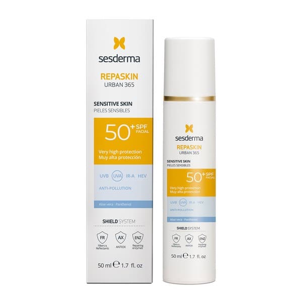 Repaskin Urban 365, krem przeciwsłoneczny do skóry wrażliwej, SPF 50+