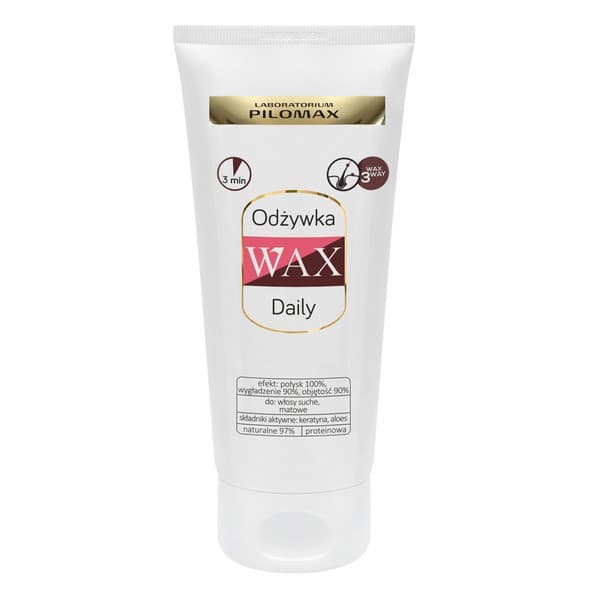 WAX, Laboratorium Pilomax, odżywka nawilżająca do włosów suchych, łamliwych i puszących się