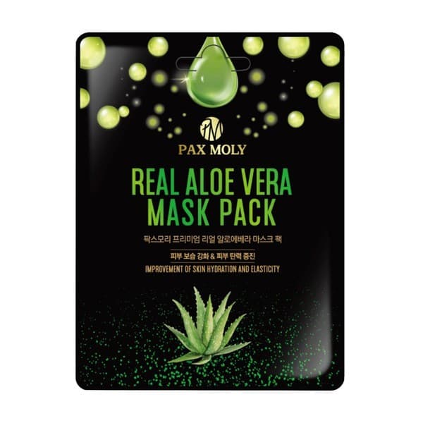 Real Aloe Vera Mask Pack - Nawilżająco-łagodząca maska w płacie z ekstraktem z aloesu