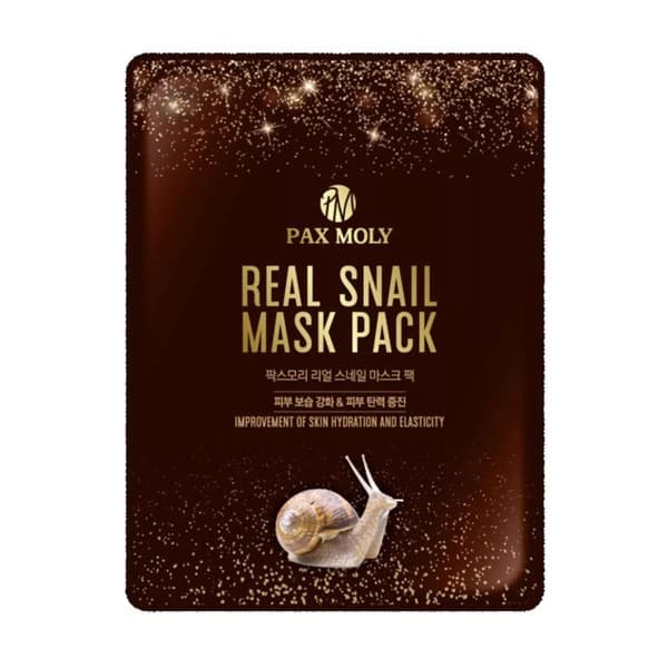 Real Snail Mask Pack - Nawilżająco-ujędrniająca maska w płacie z ekstraktem z filtratem ze śluzu ślimaka