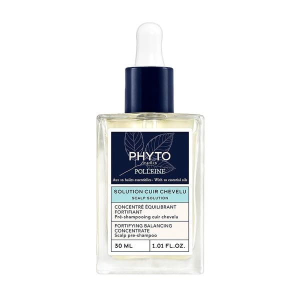 Phyto Scalp Solution Polleine, wzmacniający koncentrat przywracający równowagę skóry głowy