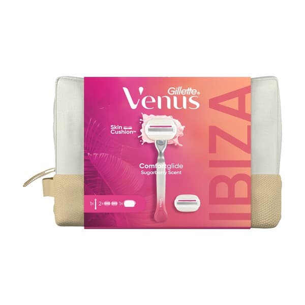 Zestaw Gillette Venus, maszynka do golenia, Venus,. + ostrze wymienne,. + kosmetyczka