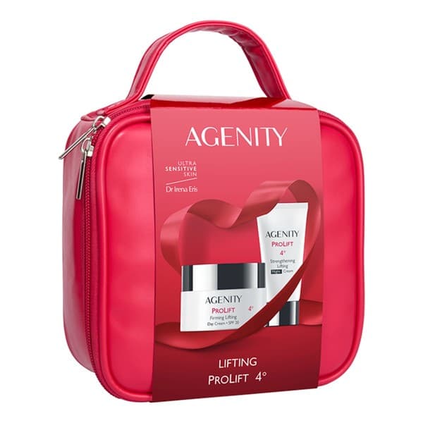Zestaw Agenity Prolift 4º Lifting, krem na dzień, + krem na noc, + kosmetyczka