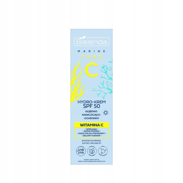 C MARINE CARE HYDRO-KREM GŁĘBOKO NAWILŻAJĄCO-OCHRONNY Z WITAMINĄ C SPF50