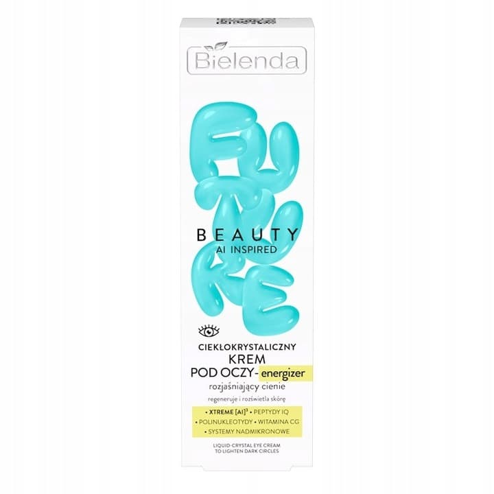 FUTURE BEAUTY CIEKŁOKRYSTALICZNY ENERGIZER KREM POD OCZY ROZŚWIETLAJĄCY CIENIE