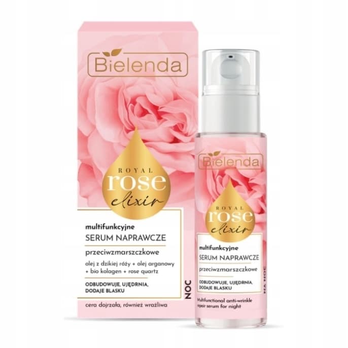 ROYAL ROSE ELIXIR MULTIFUNKCYJNE SERUM NAPRAWCZE PRZECIWZMARSZCZKOWE NA NOC