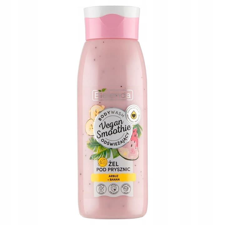 VEGAN SMOOTHIE - BODY WASH - Odświeżający żel pod prysznic - Arbuz + Banan -